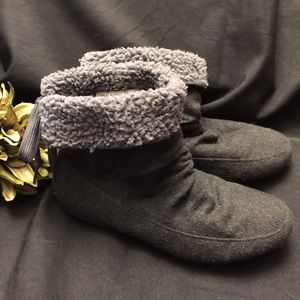 Hot Cakes Boots-Grey w/Laces in back-Size: 7-1/2